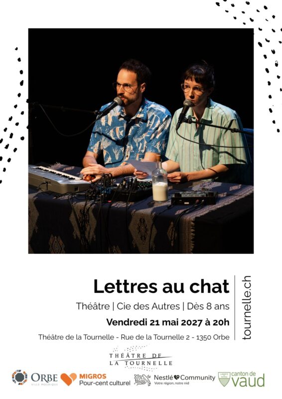 Affiche Lettres au chat A4