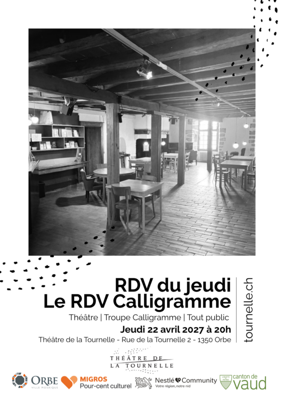 Affiche RDV Calligramme A4