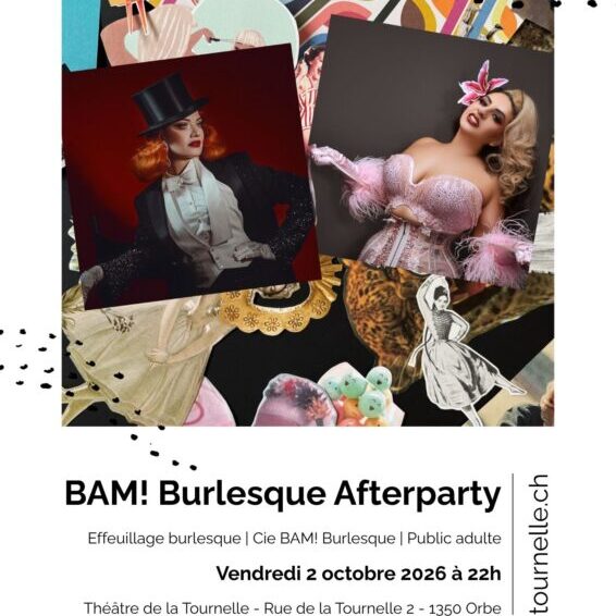 Affiche BAM! Burlesque Afterparty A4