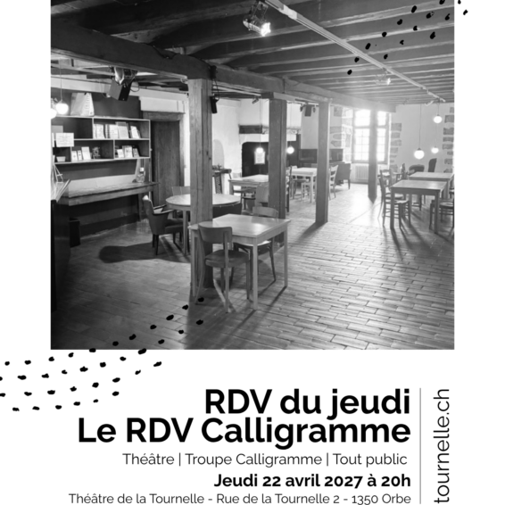 Affiche RDV Calligramme A4