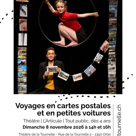 Affiche Voyages en cartes postales A4